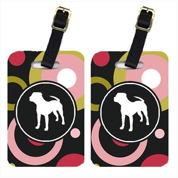 Carolines Treasures Carolines Treasures KJ1153BT Pit Bull Luggage Tags - Pair Of 2 KJ1153BT - main